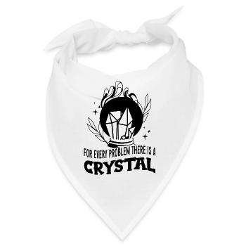 Energy Medicine Healing Positive Energy Crystals - Bandana - Weiß - Vorne