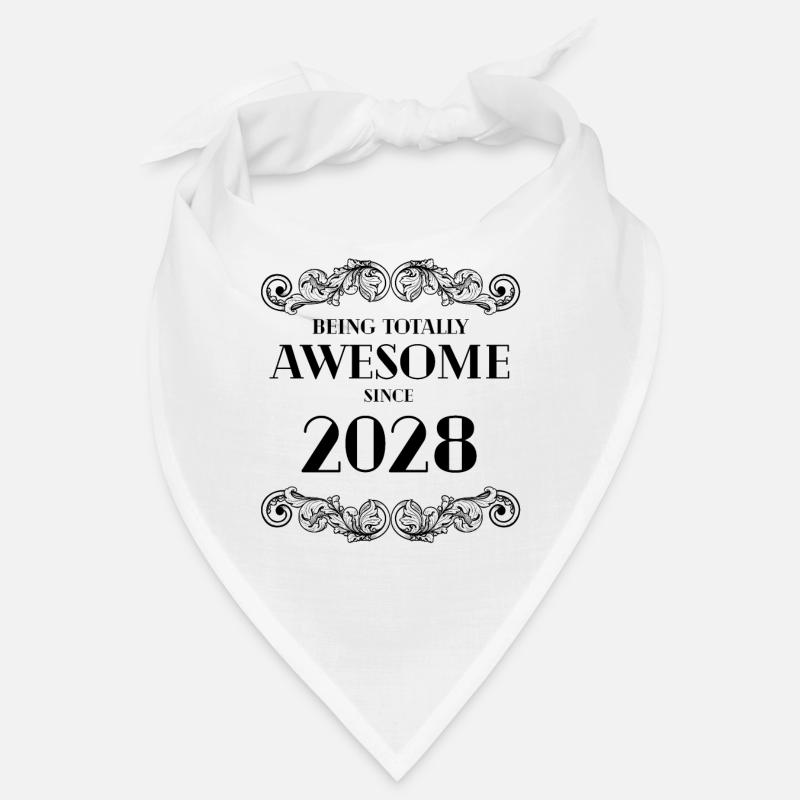 Funny Birthday Being Totally Awesome Since 2028 Bandana