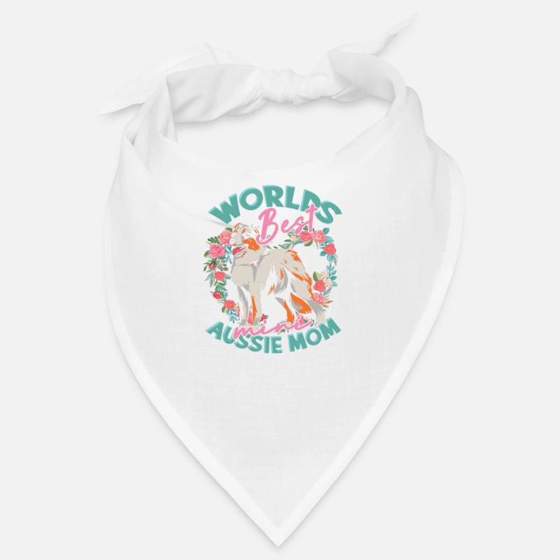 World's Best Aussie Mom - aussie shepherd Bandana