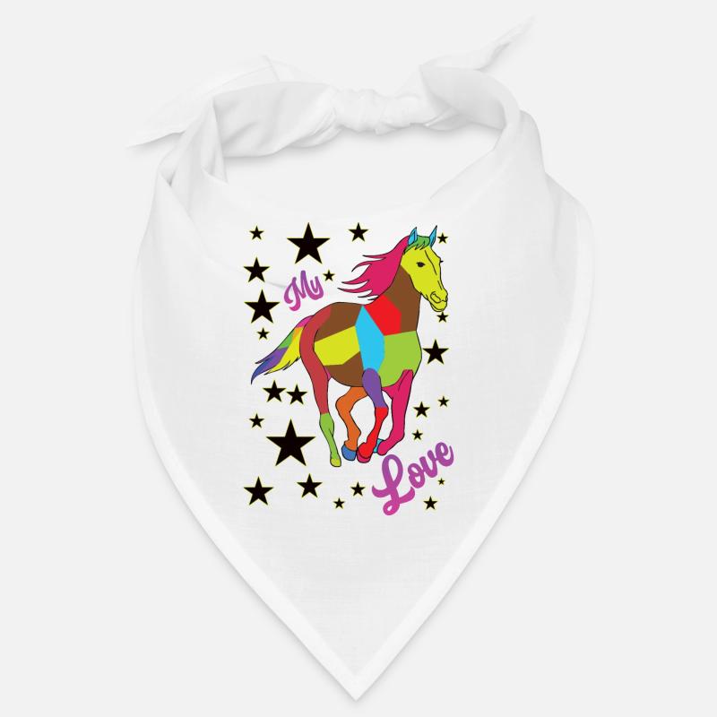 Rainbow Horse Bandana