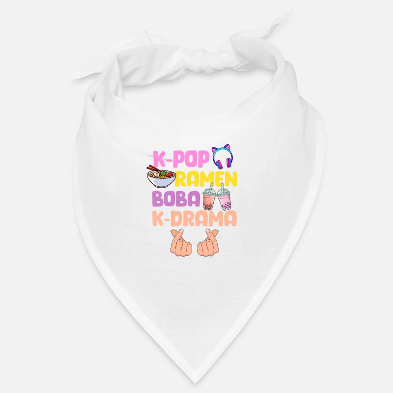 K-Pop Ramen Bubble Tea Bandana