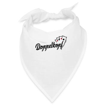 Doppelkopf Kartenspiel Doko Kartenspiel - Bandana - Weiß - Vorne