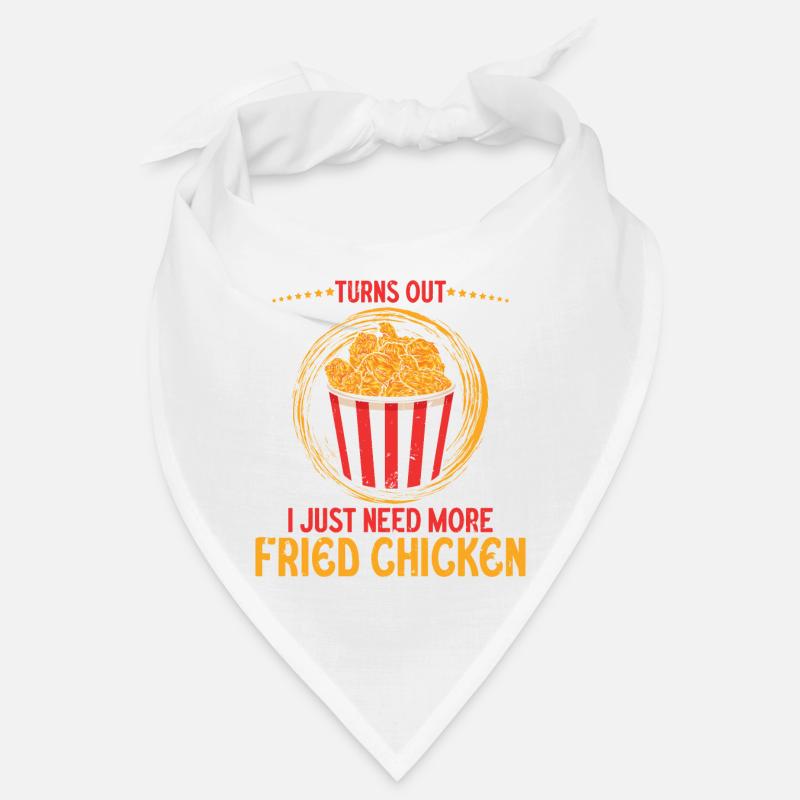 Lucky Crispy Fried Chicken Foodaholic Funny Bandana