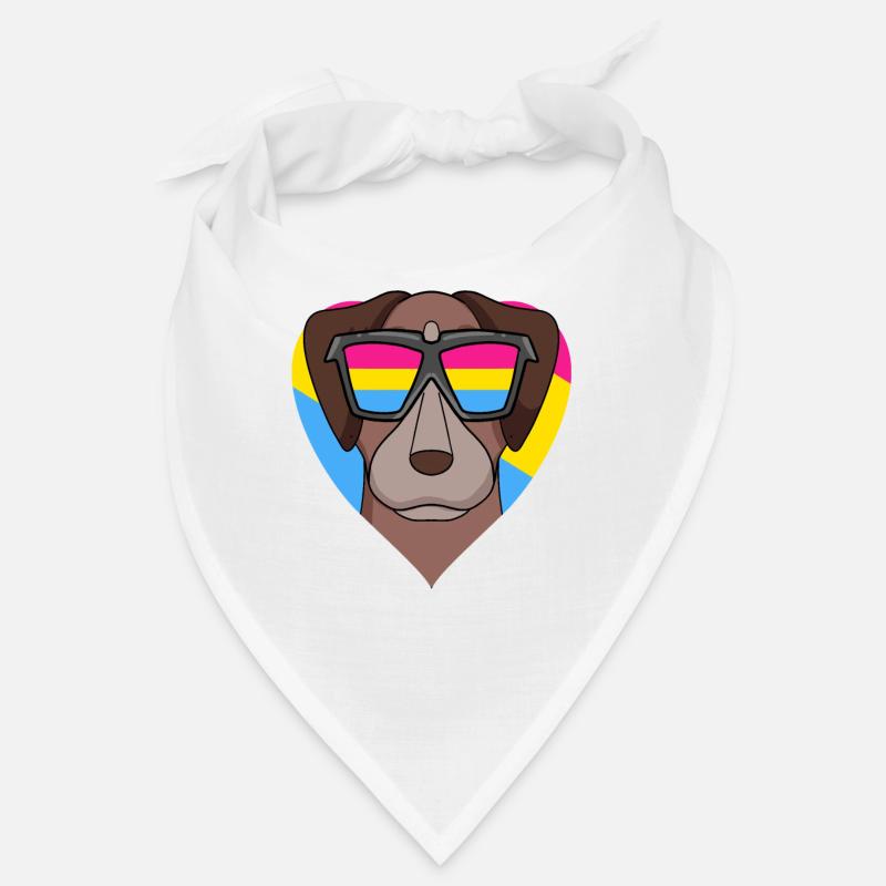 Pansexual Pointer Dog Gift Bandana
