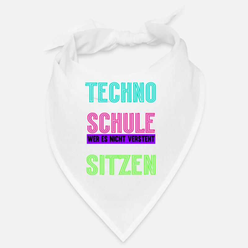 Techno Ist Wie Schule Techno Bandana