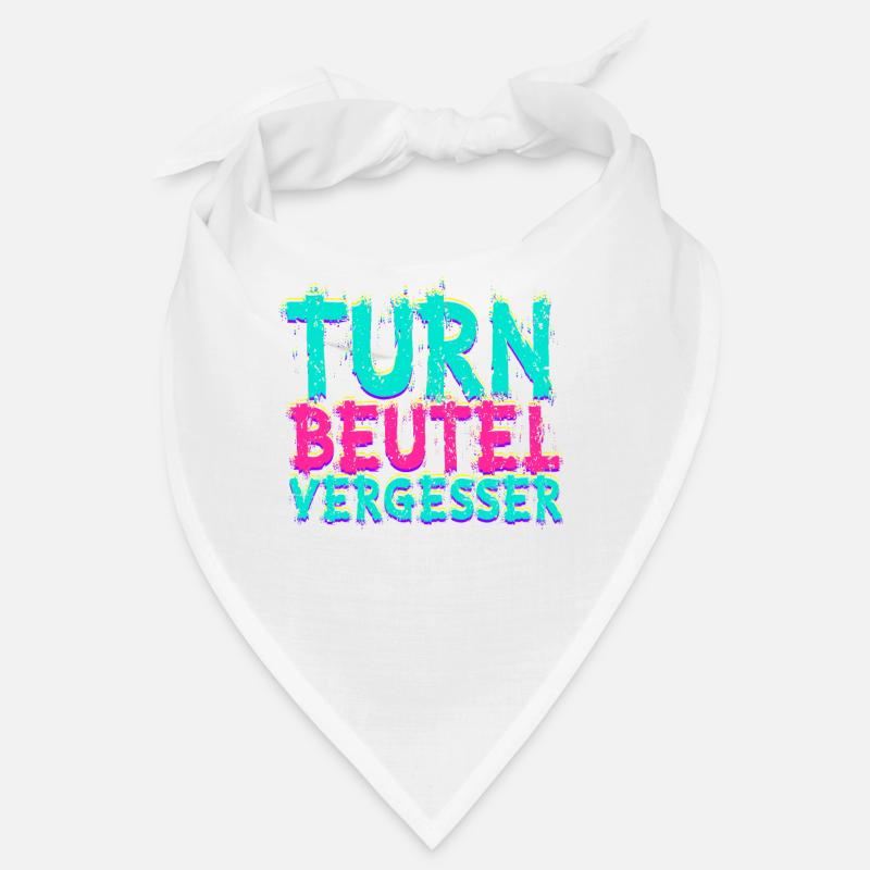 Techno Musik Turnbeutelvergesser - Bandana - Weiß