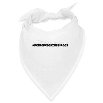 Perle des Erzgebirges - Bandana - Weiß - Vorne