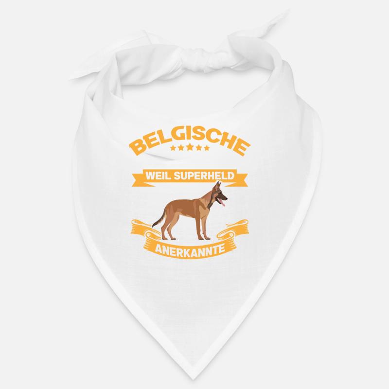 Belgischer Malinois Supherheld Schäferhund Bandana
