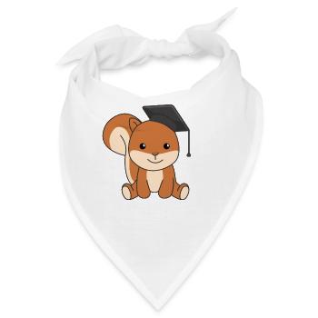 Kindergarten nailed it Eichhörnchen Graduation - Bandana - Weiß - Vorne