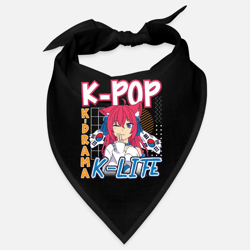 Design pop coréen pour un fan de mode K-Pop Bandana