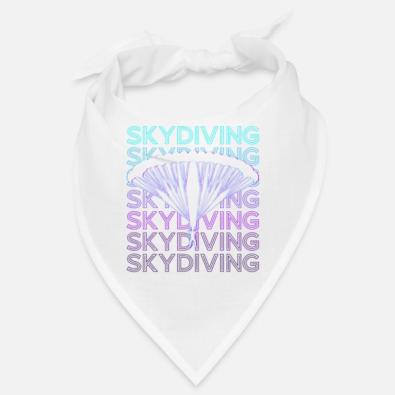 Skydiving Skydiver Retro Bandana