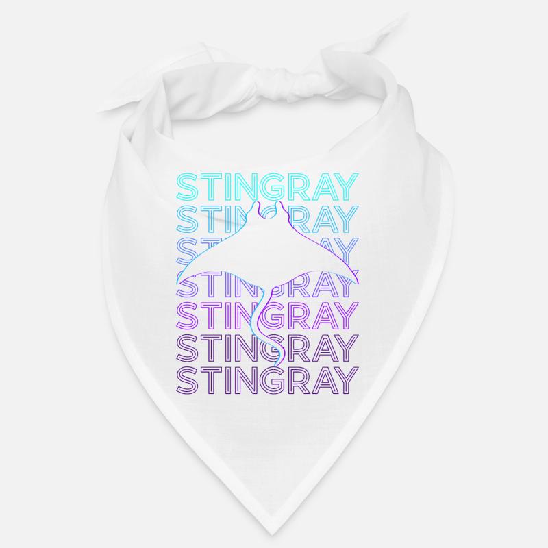 Stingray Manta Rays Retro Bandana