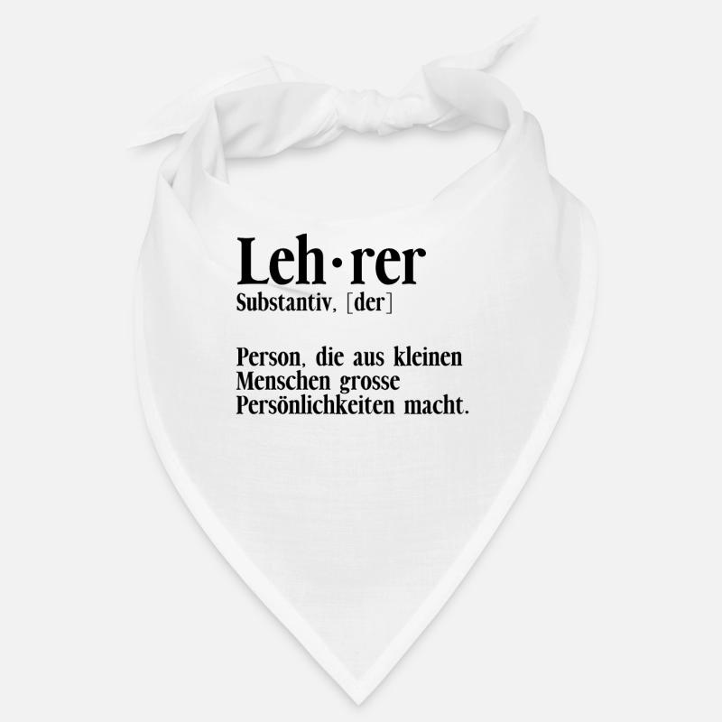 Klassenlehrer Lehrer Substantiv Bandana
