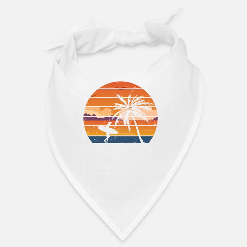 Surfing Surf Surfer - Bandana - blanc