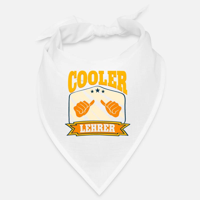 So Sieht Ein Richtig Cooler Lehrer Aus - Bandana - Weiß