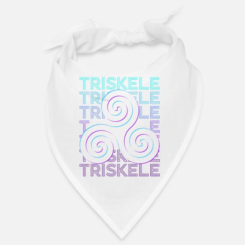 Triskele Triskelion Old Celtic symbol Bandana
