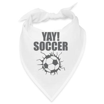 Fußball-Pause - Bandana - Weiß - Vorne