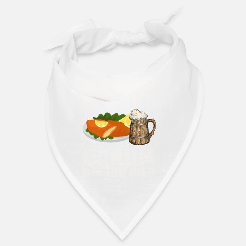Schnitzel und Bier darum bin ich hier Bandana