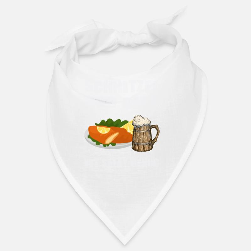 Schnitzel und Bier ist Salat genug Bandana