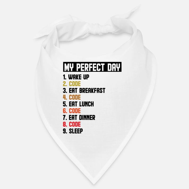 My Perfect Day Wake Up Code Software Developer Pro Bandana