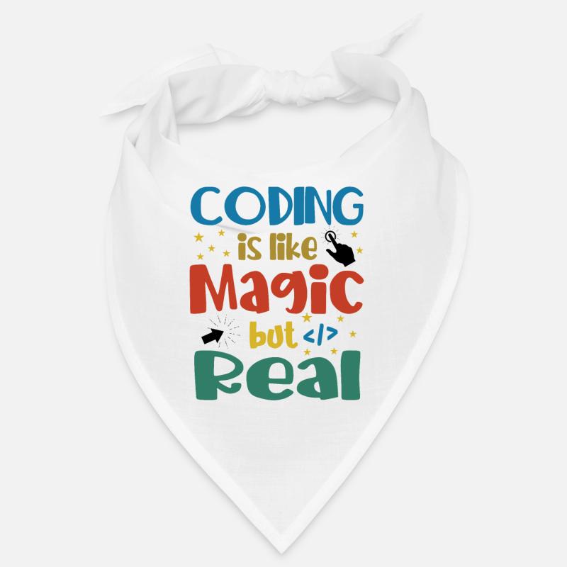 Coding Is Like Magic Coder Programmer Computer Gee Bandana