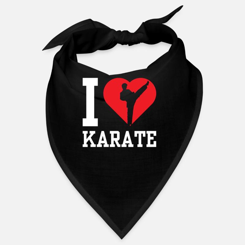 J’adore les combattants d’arts martiaux de karaté Bandana