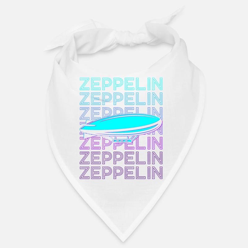Zeppelin Dirigeable Rétro Bandana