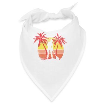Paddleboarding Girl stehen auf Sommer - Bandana - Weiß - Vorne