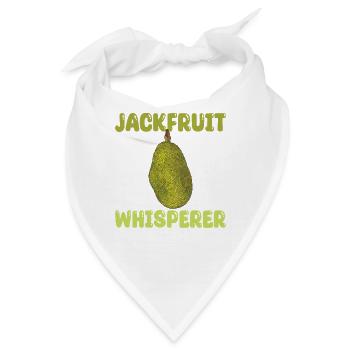 Jackfrucht Flüsterer - Bandana - Weiß - Vorne