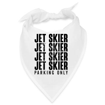 Jetski Sommer Wassersport Urlaub Cool Geschenkidee - Bandana - Weiß - Vorne