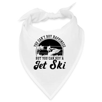 Jetski Wassersport Sommer Urlaub Cool Geschenkidee - Bandana - Weiß - Vorne