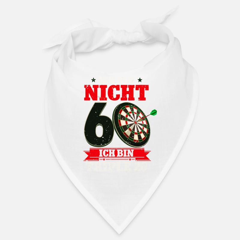 Ich bin nicht 60 ich bin Triple 20 - 60. - Bandana - Weiß