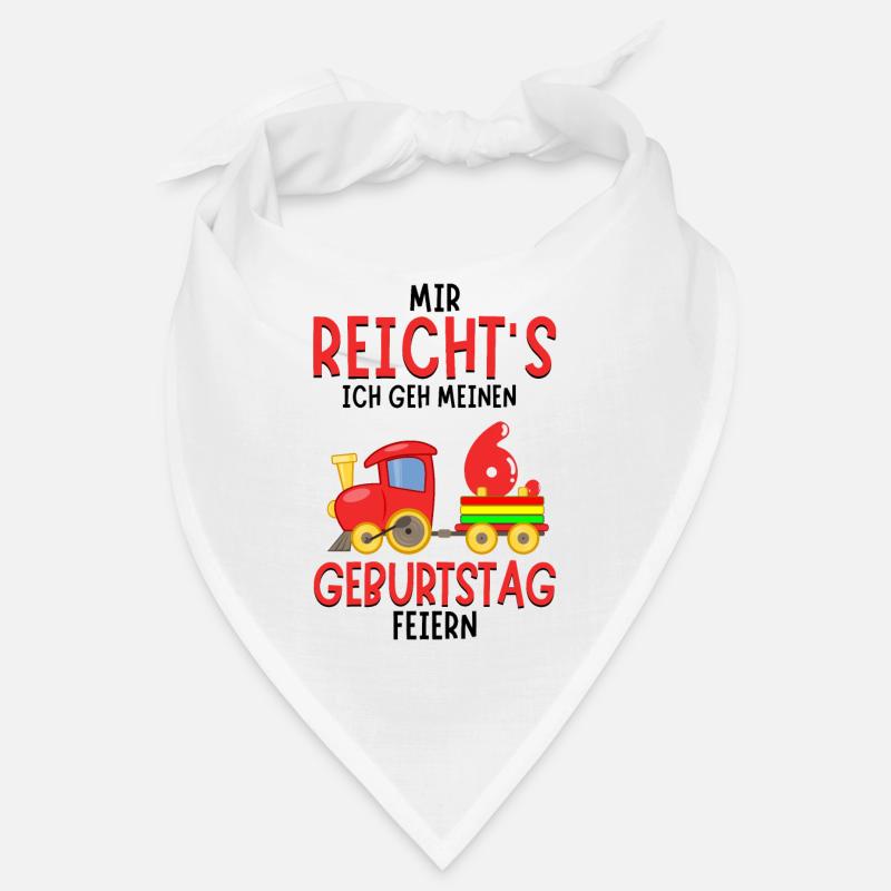 6. Geburtstag Geburtstagsgeschenk mit Eisenbahn Bandana