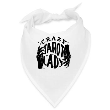 Divination Crazy Tarot Lady Crystal Tarot Cards - Bandana - Weiß - Vorne