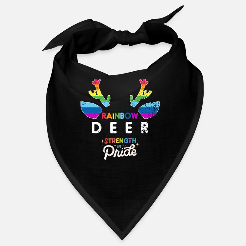Regenbogenhirschstärke im Stolz Bandana