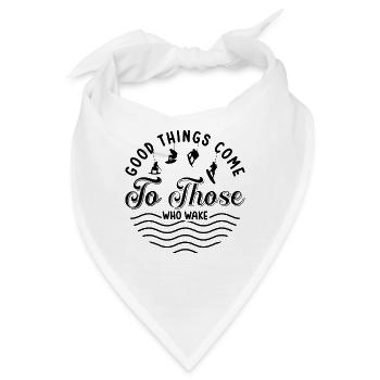 Wakeboarder Wakeboard Wakeboarden Geschenkidee - Bandana - Weiß - Vorne