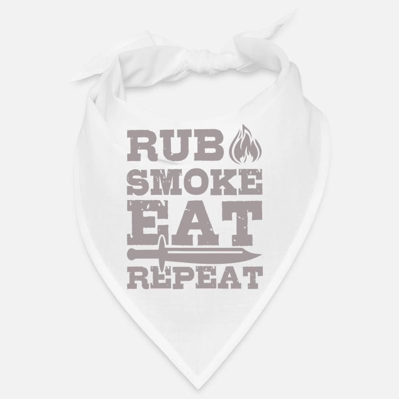 BBQ Grill RUB MANGER RÉPÉTER Bandana