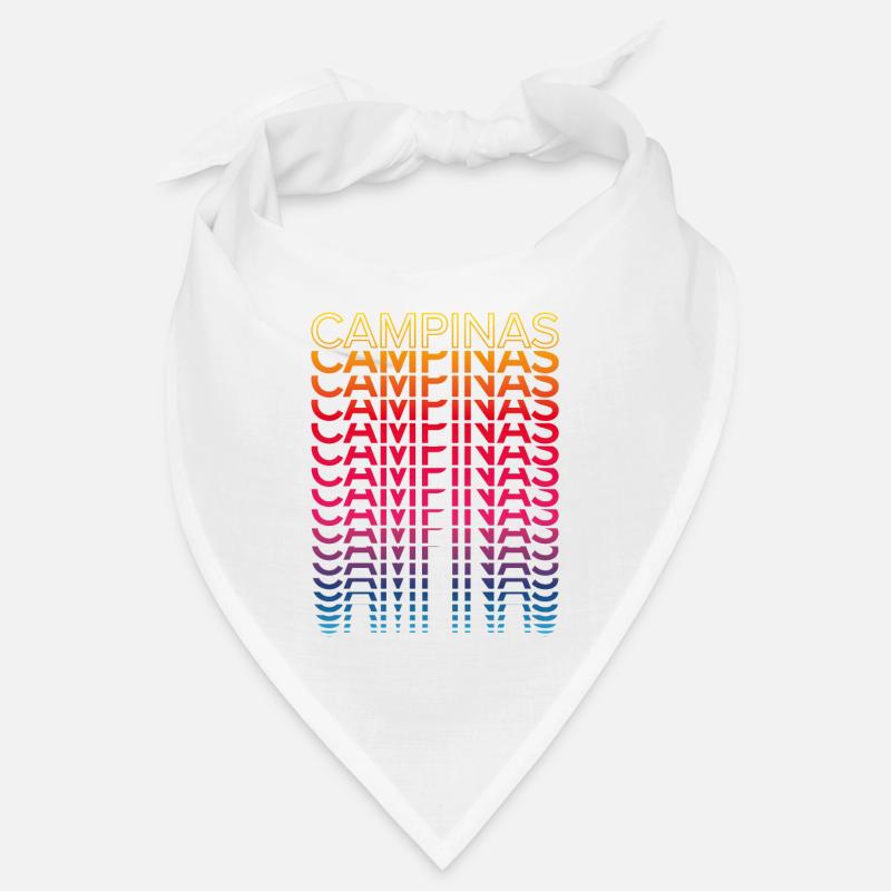 Retro Nostalgisch Stadt - Regenbogen Campinas Bandana