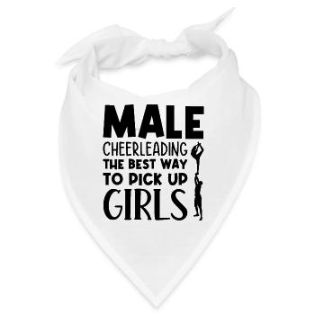 Male Cheerleading The Best Way To Pick Up Girls Sp - Bandana - Weiß - Vorne