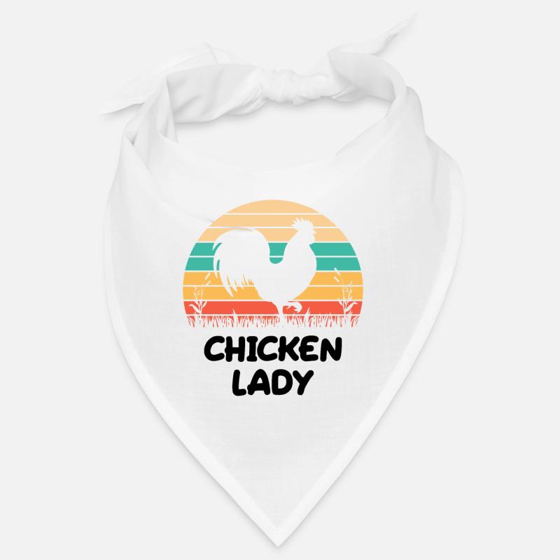 Dame au poulet Bandana