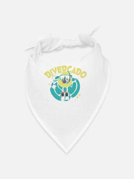 Scuba Diving Divers Diving - Bandana - white