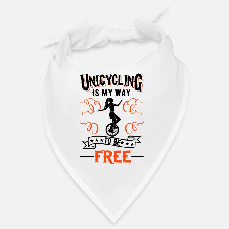 Einradfahrerin Geschenk Einrad Mädchen Bandana
