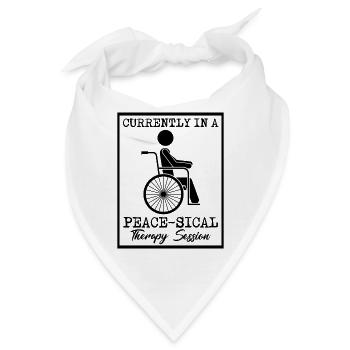 Physical Therapy Currently Peace Physical Therapy - Bandana - Weiß - Vorne
