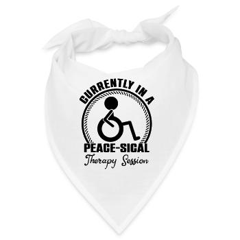 Physical Therapy Currently Peace Physical Therapy - Bandana - Weiß - Vorne