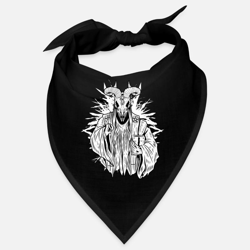 Baphomet-Skelett - Böser Baphomet Bandana