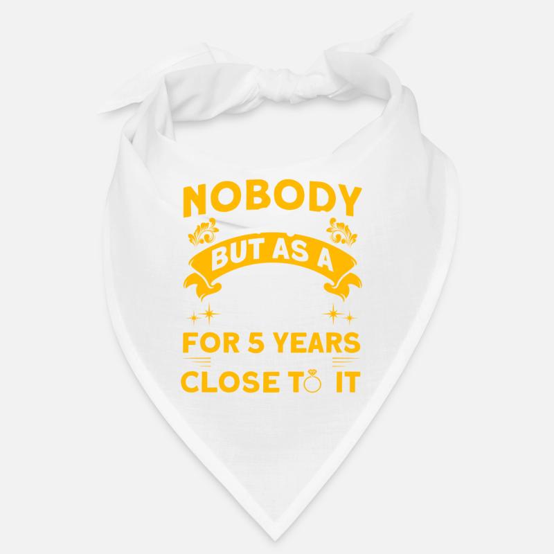 5. Hochzeitstag Paardesign 5 Jahre Ehe Bandana