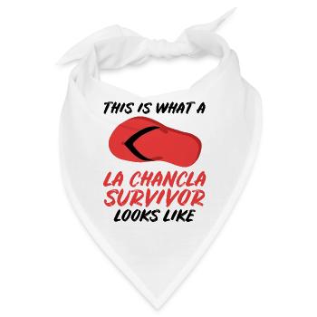 La Chancla Überlebender Spanischer Mexikaner La - Bandana - Weiß - Vorne