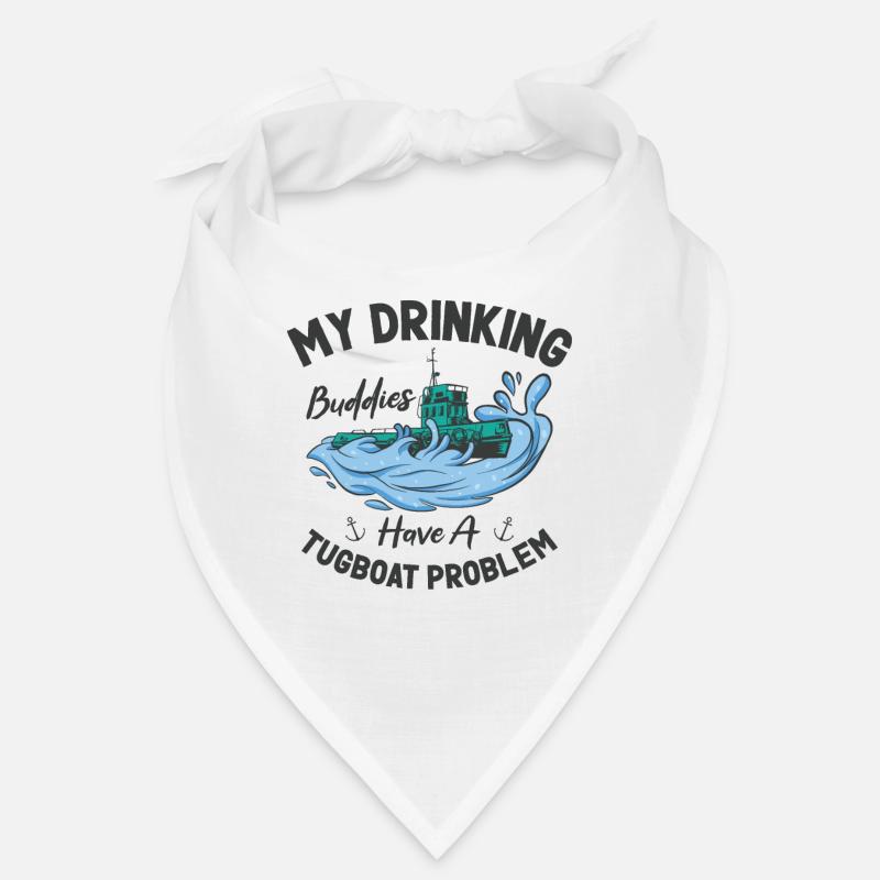 Remorqueur Drinking Buddies Alcool Remorqueur Capitaine Bandana