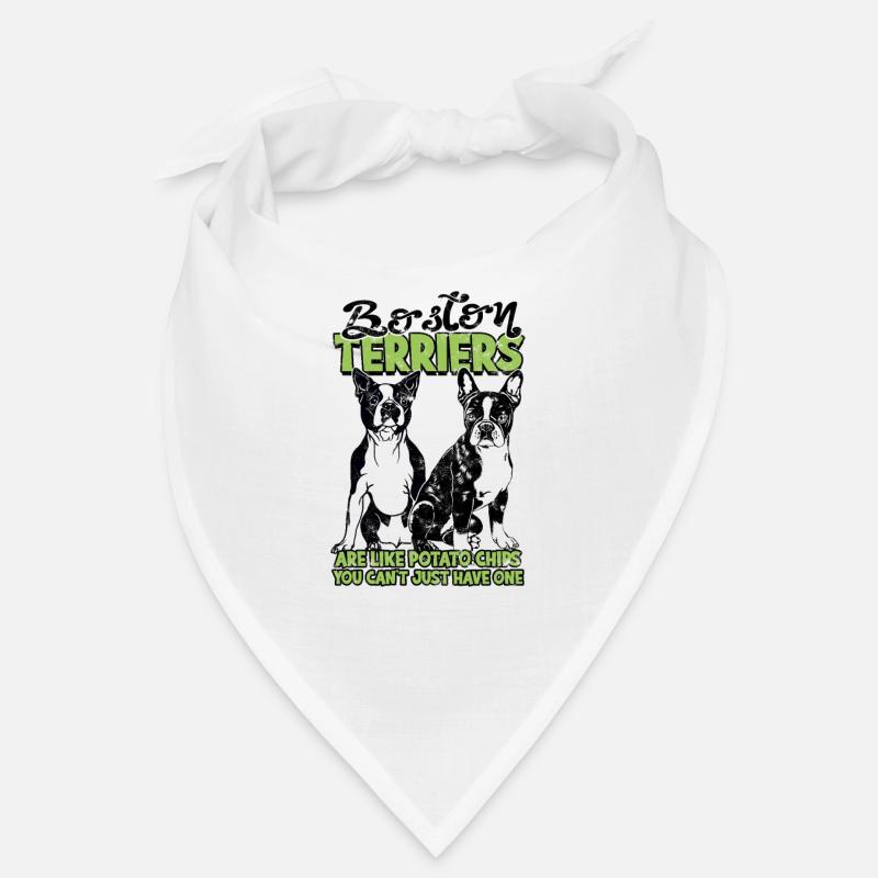 Les terriers de Boston sont comme des croustilles que vous ne pouvez pas Bandana