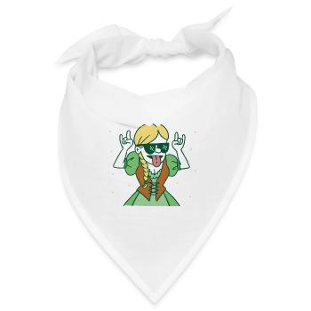 Dirndl kann ich mir nicht leisten Dirndl Ersatz - Bandana - Weiß - Vorne